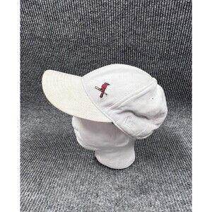 VTG St. Louis Cardinals Hat‎ New Era 59FIFTY White MLB Fitted 7 1/4 Cap Red Bird